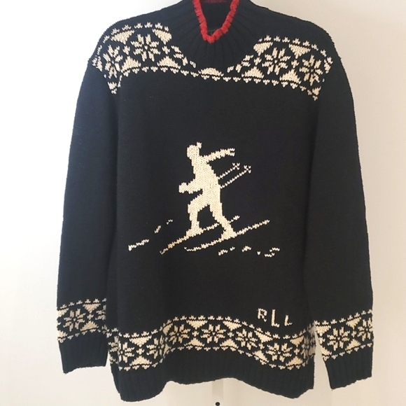 Lauren Ralph Lauren Sweaters - Lauren Ralph Lauren ski sweater size XL EXCLUSIVE HAND KNIT